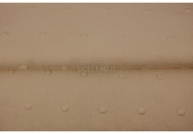 Svetrovina s bodkami - khaki