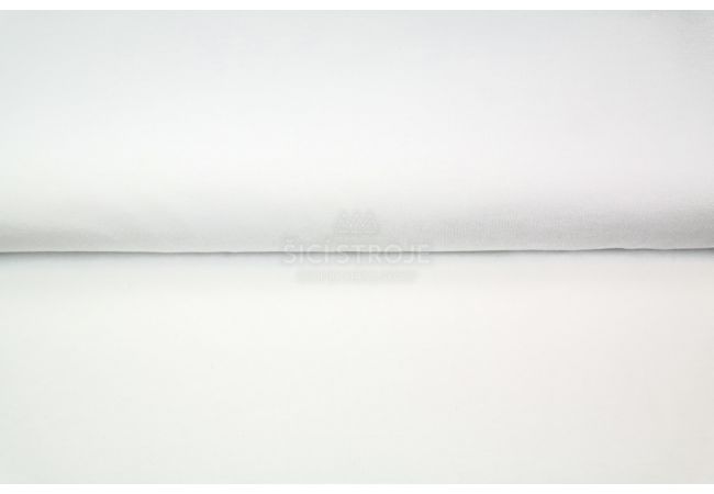 Úplet French Terry počesaný - biela