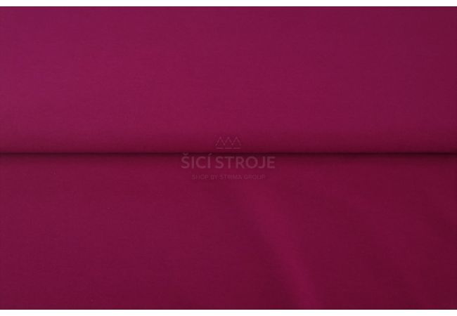 Úplet French Terry počesaný - malinová
