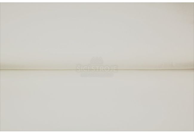 Úplet French Terry počesaný - smotanovo biela