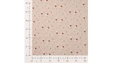 Cotton Poplin Print - Snowman, Sand