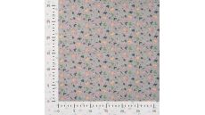Cotton Poplin Print - Reindeer, Mid Grey