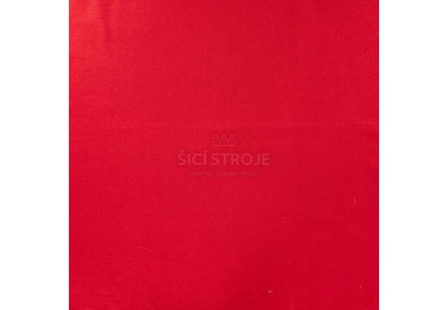 Cotton Poplin Foil Print - Red