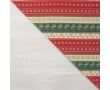 French Terry Print Brushed - Nordic Sweater, Red