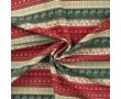 French Terry Print Brushed - Nordic Sweater, Red