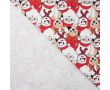 French Terry Print Brushed - Snowman, Off White