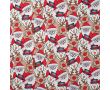 French Terry Print Brushed - Snowy, Off White