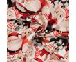 French Terry Digital Print - Christmas Family, Red