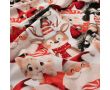 French Terry Digital Print - Christmas Family, Red