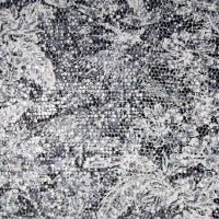 Lace Print Spangles - Black