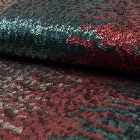 Spangles Maxima - Petrol/Silver/Red