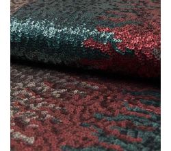 Spangles Maxima - Petrol/Silver/Red
