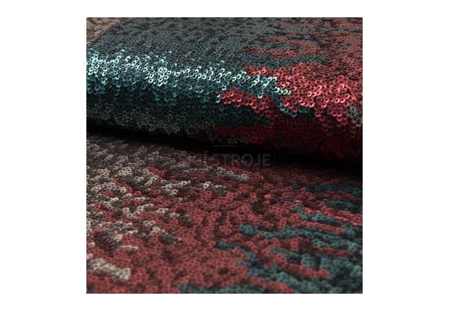 Spangles Maxima - Petrol/Silver/Red