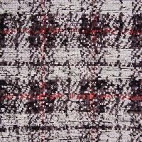 Spangles Check - White/Black/Red