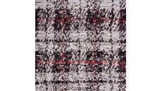 Spangles Check - White/Black/Red