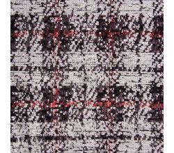 Spangles Check - White/Black/Red