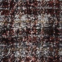 Spangles Check - Silver/Bronze