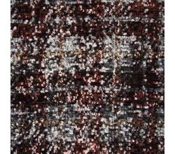 Spangles Check - Silver/Bronze