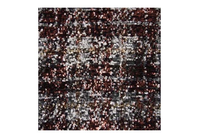 Spangles Check - Silver/Bronze