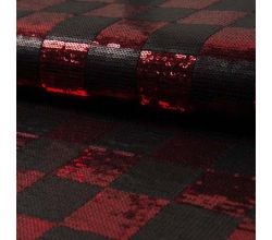 Spangles Check - Red
