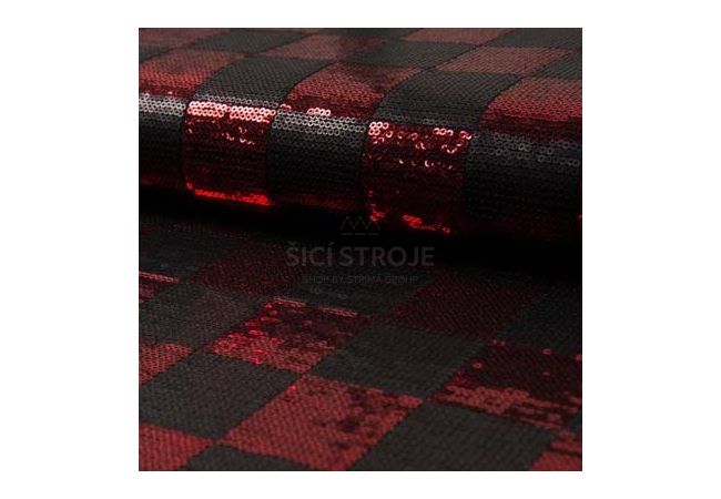 Spangles Check - Red