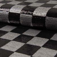 Spangles Check - Silver