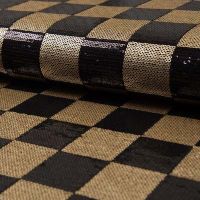Spangles Check - Gold