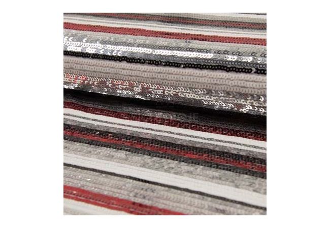 Cocktail Nottingham - Red/White/Silver/Black