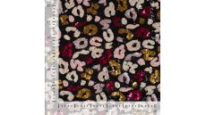 Sequins Animals - Leopard, Black