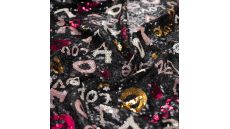 Sequins Love - Letters, Black