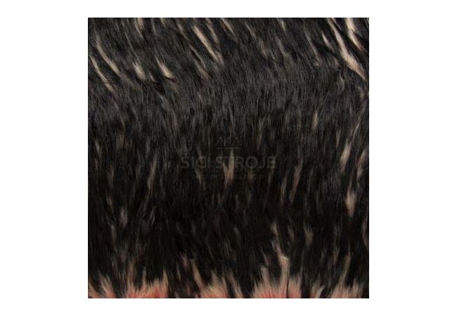 Fur Bergamo - Black/Rose
