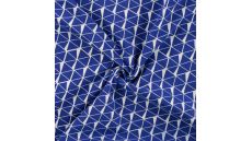 Cotton/EA Jersey Print - Diamond, Royal