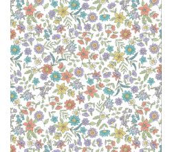 Cotton/EA Jersey - White Floral