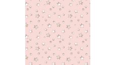 Cotton/EA Jersey - Stars, Rose