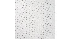 Cotton/EA Jersey Print - Leaves, Off White