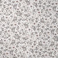 Cotton/EA Jersey Print - Stylish Flowers, Off White