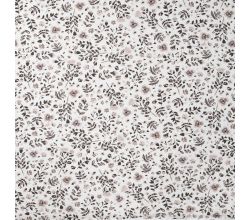 Cotton/EA Jersey Print - Stylish Flowers, Off White