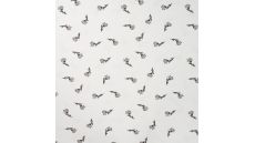Cotton/EA Jersey Print - Simple Flowers, Off White