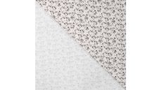 Cotton/EA Jersey Print - Small Flowers, Off White