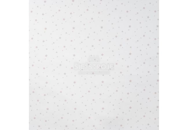 Cotton/EA Jersey Print - Stars, Off White