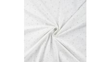 Cotton/EA Jersey Print - Stars, Off White