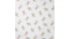 Cotton/EA Jersey Print - Rabbit Hearts, Off White