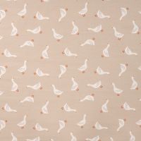 Cotton/EA Jersey Print - Big Ducks, Sand