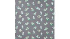 Cotton/EA Jersey Print - Water Colour Dinos