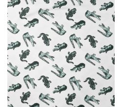Cotton/EA Jersey Print - Croc, Ecru
