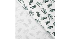 Cotton/EA Jersey Print - Croc, Ecru