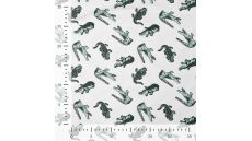 Cotton/EA Jersey Print - Croc, Ecru