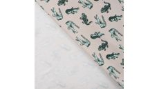 Cotton/EA Jersey Print - Croc, Sand