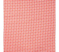 Cotton/EA Jersey Print - Geo Dots, Coral