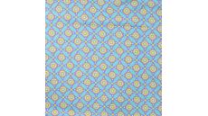 Cotton/EA Jersey Print - Geo Circles, Ochre
